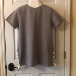 LL Bean Signature Size S Short Sleeve Light Brown Top